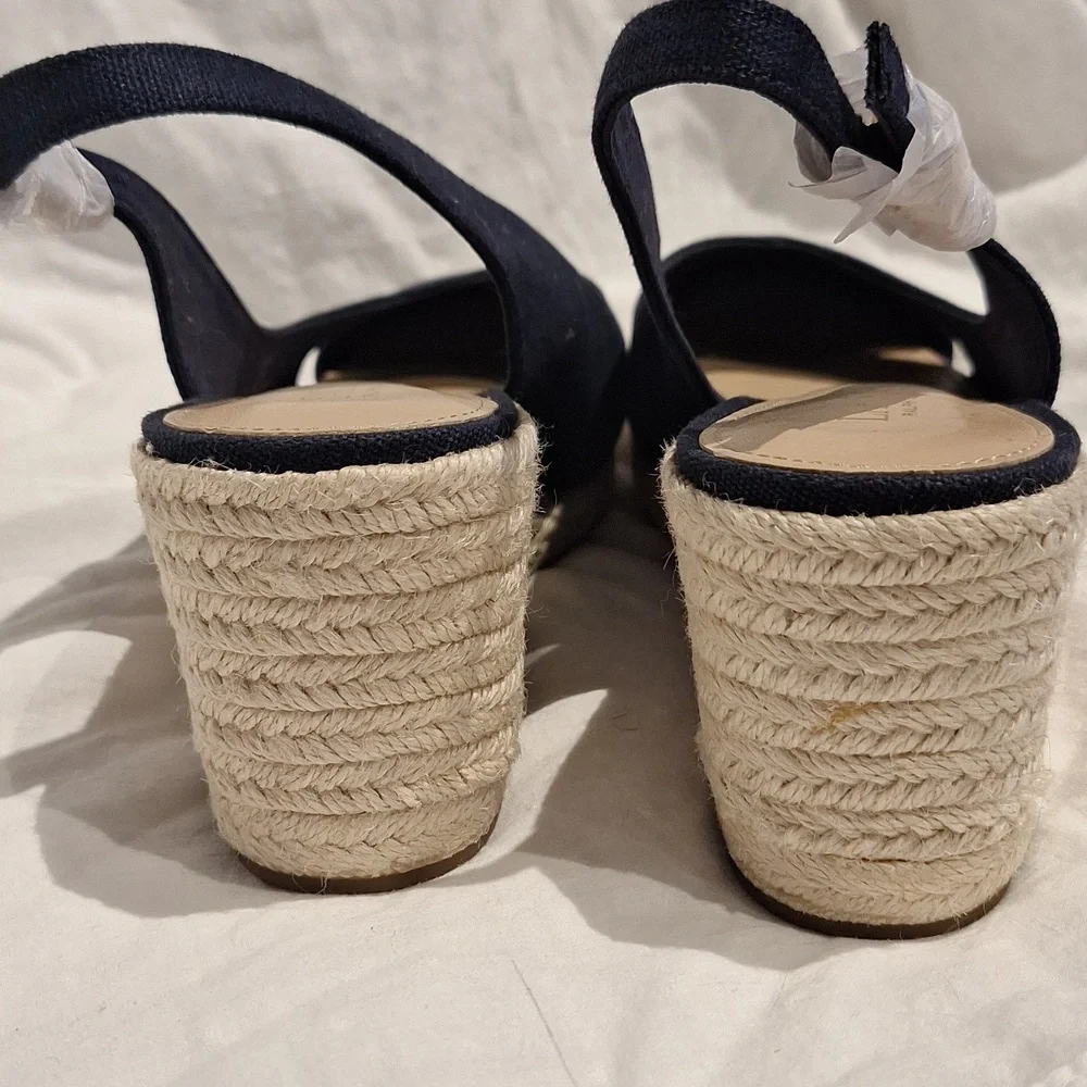 Lauren Ralph Lauren Hadley Espadrille Wedges Size 9.5 (NWOB)
